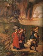 Albrecht Durer, Lot flees with his family from sodom